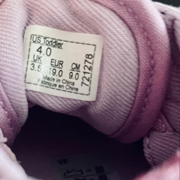 Vans| Infants/Toddler Sk8 Hi Zip Lavender True Purple Hi Top Sneakers Size US 4 - Picture 6 of 6